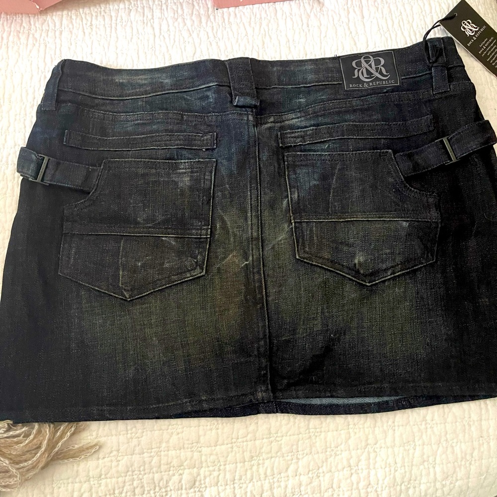 Rock and Republic Denim Skirt
